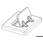 Cerniera autoreggente 51x78 mm nodo sporgente - immagine 2