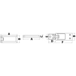 Cerniera Piramid 45x30 mm - immagine 2