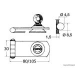 Chiusura con chiave 80x30 - immagine 2