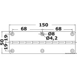 Cerniera 50x150 - immagine 2