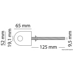 Anello prua/poppa inox - immagine 2