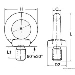 Golfare maschio 16 mm - immagine 2