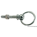 Anello snodato ottone cromato 50 mm