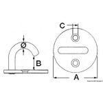 Rampini con basetta tonda 5 mm - immagine 2