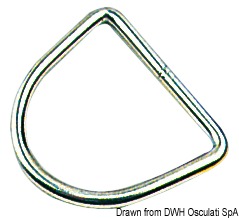 4.0.2 Mezzo anello inox 6x40 mm - immagine 1