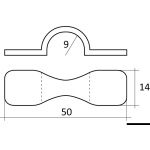 Ropeye Stick-On Eyestrap - immagine 2