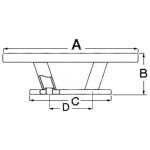 Bitta inox Nordik 150 mm