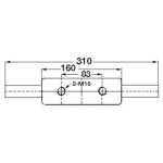 Bitta inox Nordik 310 mm