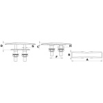 Bitta Flat a scomparsa 330x61 mm - immagine 2