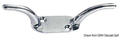 4.2.7 Galloccia ottone cromato mm 80 - immagine 1