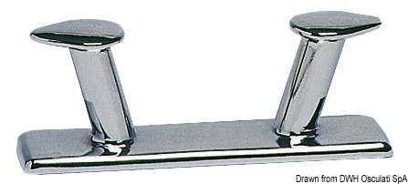 4.0.2 Bitta a fungo ottone cromato mm 170 - immagine 1