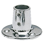Base inox diritta 22 mm