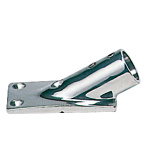 Base inox inclinata 30° 22 mm