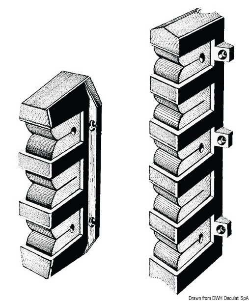 4.0.2 Supporto per 3 canne 198x62 mm - immagine 1