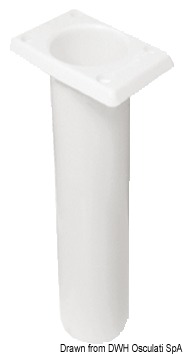 41.164.02.jpg Portacanne polipr. quadrato UV stab. bianco 230 mm - immagine 1