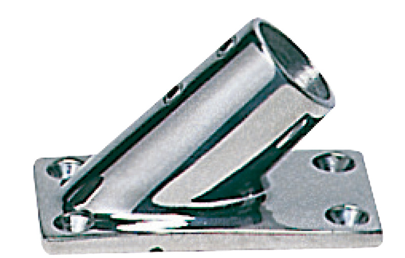 41.165.00.jpg Base rettangolare inox 45° 22 mm - immagine 1