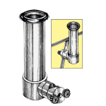 Coppia pomelli adattatori per tubo 30 mm - immagine 2