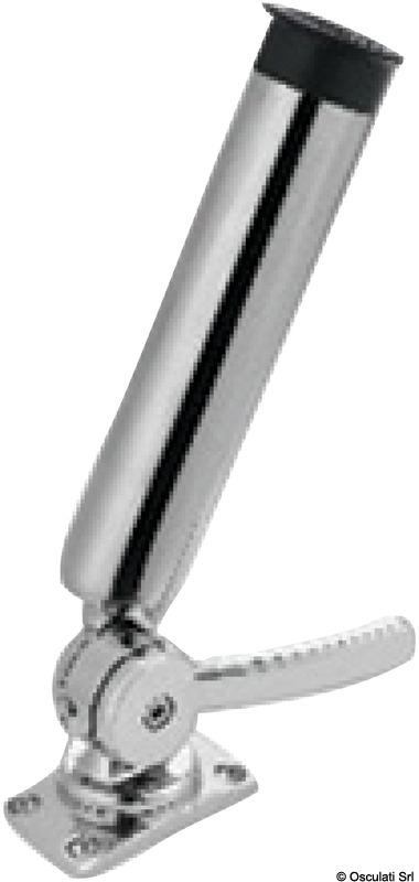 41.168.52.jpg Portacanne orientabile in acciaio inox 316 per fissaggio su piano - immagine 1