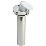 Portacanne incasso inox 90°