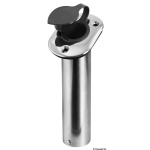 Portacanne incasso inox 42 mm 75°