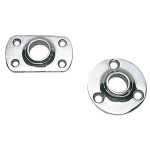 Base pulpito rettangolare 90° 25 mm