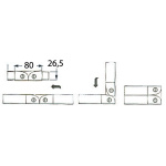 Cerniera per tubo 30x1,5 mm - immagine 2