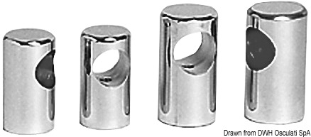 4.0.2 Centrale corrimano mm 22 inox - immagine 1