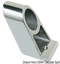 4.0.2 Supporto corrimano centrale ottone cromato 22 mm - immagine 1