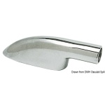 Supporto corrimano terminale ottone cromato 22 mm