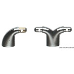 Terminale ottone cromato 30x30 mm