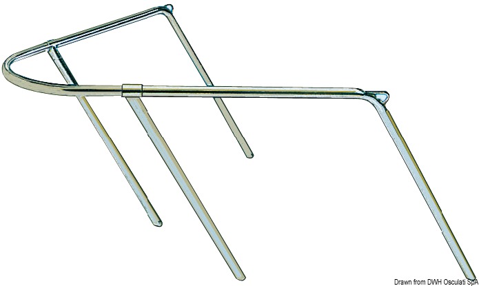 4.2.7 Pulpito prua inox 80x90x45 cm - immagine 1