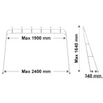 Torre portacanne 6 posti 32 mm - immagine 4