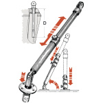 Gruetta telescopica lega leggera max 180 kg - immagine 2