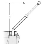 Gruetta telescopica lega leggera max 180 kg - immagine 3