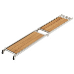 Passerella inox/iroko cm 220 - immagine 3