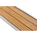 Passerella inox/iroko cm 220 - immagine 2
