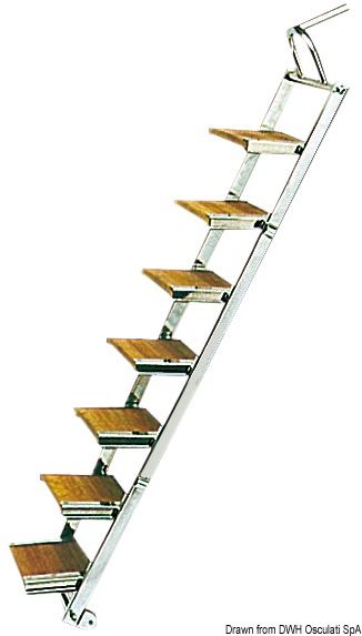 4.0.2 Passerella scaletta inox 150 cm - immagine 1