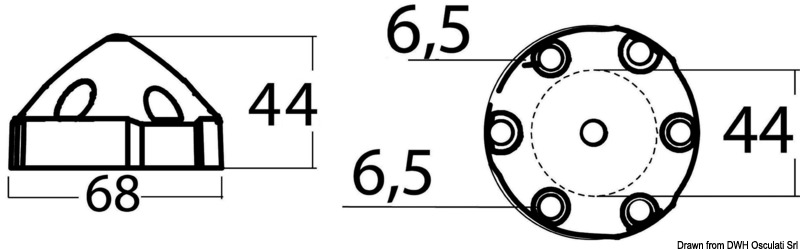 43.224.61-71_dis.jpg Anodo compatibile con eliche Max-Prop 28/35 mm - immagine 1