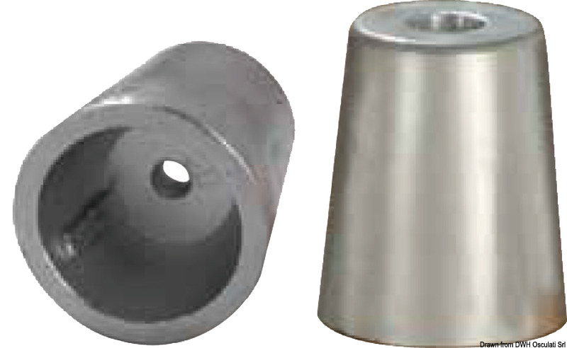 43.225.00.jpg Anodo linea asse radice mm 60 Alluminio - immagine 1