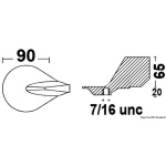 Anodo pinna Mercruiser 225 HP - immagine 2