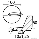 Pinna magnesio Yamaha 200/300 HP - immagine 2