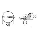 Anodo pinna Yamaha zinco - immagine 3
