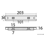 Anodo barra alluminio Yamaha - immagine 3