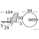 Anodo Yamaha 20/50 HP zinco - immagine 3