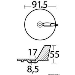 Anodo Yamaha 20/50 HP zinco - immagine 4