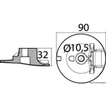 Anodo alluminio piastra motore - immagine 3