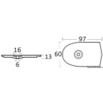 Anodo a piastrina 6C/6D/8C - immagine 2