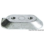 Anodo alluminio cavalletto Yamaha 4/70 HP - immagine 2