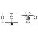 Anodo magnesio Yamaha 8/30 HP - immagine 3