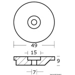 Anodo Suzuki 9,9-15 HP - immagine 2